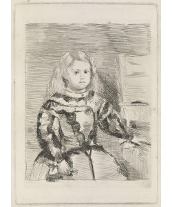 Edgar Degas, The Infanta Margarita, 1860-1 (etching and drypoint)