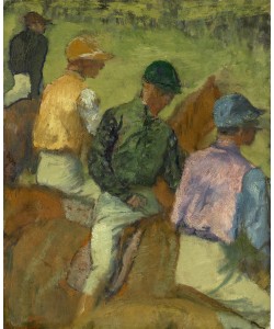 Edgar Degas, Four Jockeys, 1889 (oil on board)