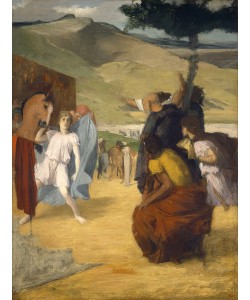 Edgar Degas, Alexander and Bucephalus, 1861-2 (oil on canvas)