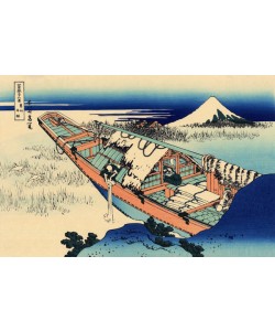Katsushika Hokusai, Ushibori in the Hitachi province, c.1830 (woodblock print)