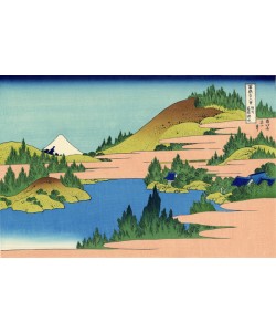 Katsushika Hokusai, The lake of Hakone in the Segami province, c.1830 (woodblock print)