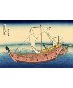Katsushika Hokusai, The Kazusa sea route, c.1830 (woodblock print)