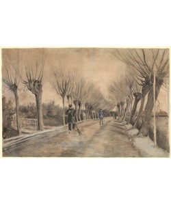 Vincent van Gogh, Road in Etten, 1881 (chalk, pencil, pastel, w/c, pen and brown ink)