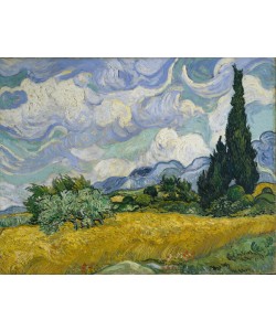 Vincent van Gogh, Wheat Field with Cypresses, 1889 (oil on canvas)