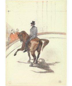 Henri de Toulouse-Lautrec, At the Circus: The Spanish Walk, 1899 (graphite, coloured pastel and charcoal on heavy wove paper)