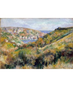 Pierre-Auguste Renoir, Hills around the Bay of Moulin Huet, Guernsey, 1883 (oil on canvas)