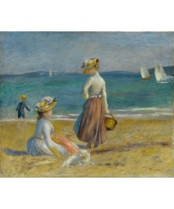 Pierre-Auguste Renoir, Figures on the Beach, 1890 (oil on canvas)
