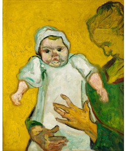 Vincent van Gogh, Madame Roulin and her baby, November 1888 (oil on canvas)