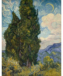Vincent van Gogh, Cypresses, 1889 (oil on canvas)