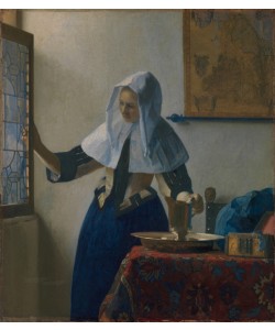 Jan Vermeer, Young Woman with a Water Jug, c.1662 (oil on canvas)