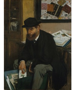 Edgar Degas, The Collector of Prints, 1866 (oil on canvas)