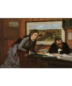 Edgar Degas, Sulking, c.1870 (oil on canvas)
