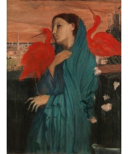 Edgar Degas, Young Woman with Ibis, 1860-62 (oil on canvas)