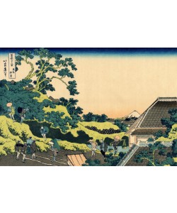 Katsushika Hokusai, Fuji from Mishima pass, Edo, c.1830 (woodblock print)