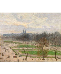 Camille Pissarro, The Garden of the Tuileries on a Winter Afternoon, 1899 (oil on canvas)
