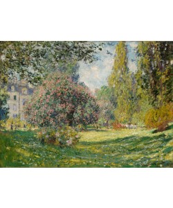 Claude Monet, Landscape: The Parc Monceau, 1876 (oil on canvas)