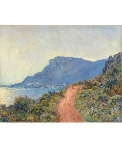 Claude Monet, La Corniche near Monaco, 1884 (oil on canvas)