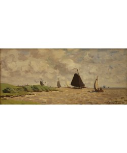 Claude Monet, View from Voorzan, c.1871 (oil on canvas)