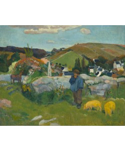 Paul Gauguin, The Swineherd, 1888 (oil on canvas)