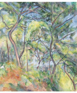 Paul Cézanne, Sous-Bois, c.1894 (oil on canvas)