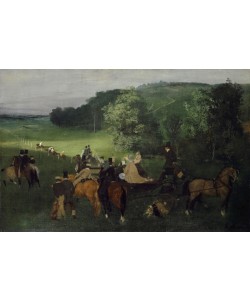 Edgar Degas, At the Racecourse (The Races), c.1861-62 (oil on canvas)