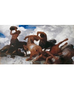 Arnold Bocklin, Battle of the Centaurs, 1872-73 (oil on canvas)
