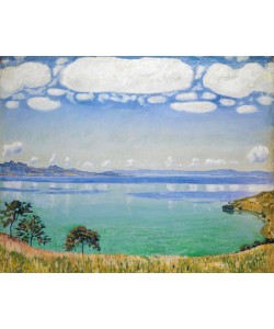 Ferdinand Hodler, Lake Geneva, Seen from Chexbres, 1905 (oil on canvas)