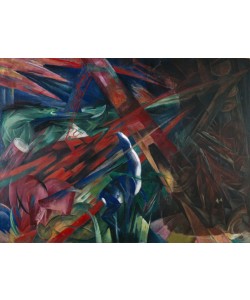 Franz Marc, Animal Destinies, 1913 (oil on canvas)