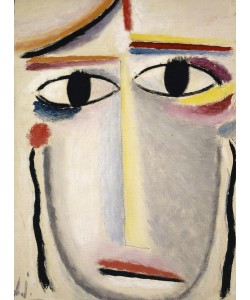 Alexej von Jawlensky, Female Head, 1919-20 (oil on cardboard)