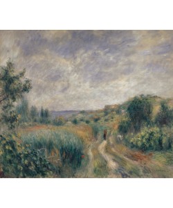 Pierre-Auguste Renoir, Landscape near Essoyes, 1892 (oil on canvas)