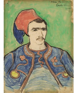 Vincent van Gogh, The Zouave, c.1888 (pen, brown ink, wax crayon and w/c)