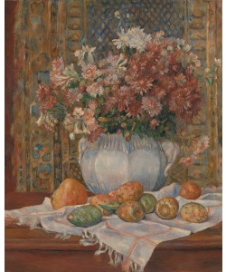Pierre-Auguste Renoir, Still Life with Flowers and Prickly Pears, c.1885 (oil on canvas)