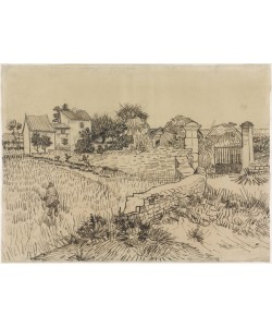 Vincent van Gogh, Farm in Provence, c.1888 (pen on paper)