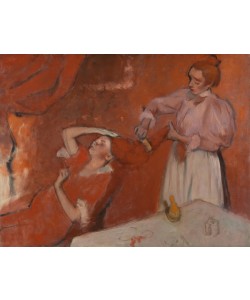 Edgar Degas, Combing the Hair (La Coiffure), c.1896 (oil on canvas)