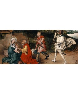 ALBRECHT Dürer, Adoration of the Magi, c.1492-94 (mixed media on fir)