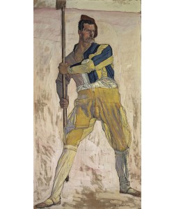 Ferdinand Hodler, Warrior with halberd, c.1898 (oil on canvas)