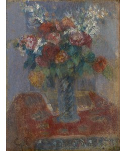 Camille Pissarro, Bouquet, c.1900 (oil on silk on canvas)