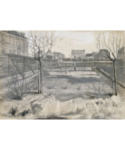 Vincent van Gogh, Flower Nursery on the Schenkweg in The Hague, 1882 (pen and pencil on paper)
