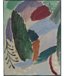 Alexej von Jawlensky, Frosty Day, 1915 (oil on canvas board)