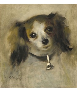Pierre-Auguste Renoir, Head of a Dog, 1870 (oil on canvas)