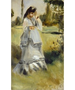 Pierre-Auguste Renoir, Woman in a Park, 1866 (oil on canvas)
