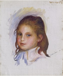 Pierre-Auguste Renoir, Child with Brown Hair, 1887-88 (oil on canvas)