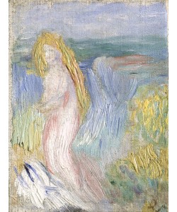 Pierre-Auguste Renoir, Small Study for a Nude, 1882 (oil on canvas)