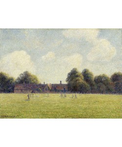 Camille Pissarro, Hampton Court Green, 1891 (oil on canvas)
