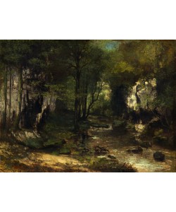 Gustave Courbet, The Stream, 1855 Oil on canvas