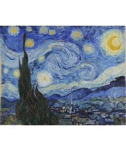 Vincent van Gogh, The Starry Night, June 1889 (oil on canvas)