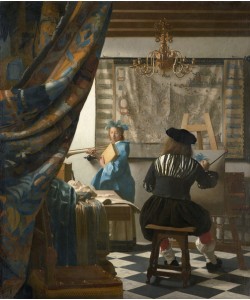 Jan Vermeer, The Artist's Studio, c.1665-66 (oil on canvas)