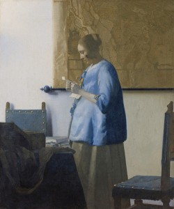 Jan Vermeer, Woman Reading a Letter, c.1662-63 (oil on canvas)