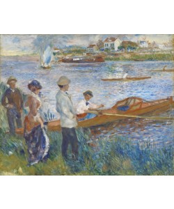 Pierre-Auguste Renoir, Oarsmen at Chatou, 1879 (oil on canvas)
