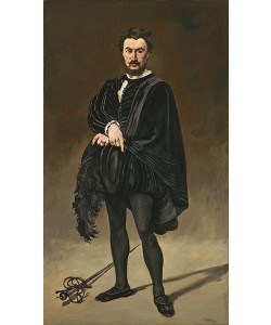 Edouard Manet, The Tragedian Actor (Rouviere as Hamlet), 1866 (oil on canvas)